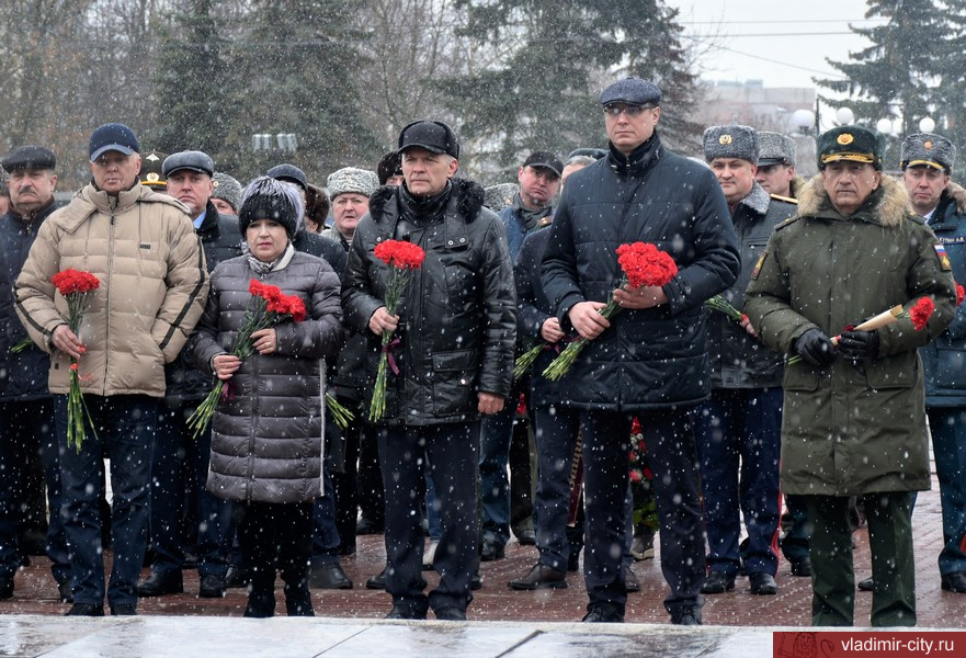 Во Владимире состоялась торжественная церемония в честь Дня защитника Отечества