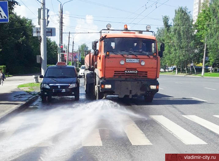 Во Владимире продолжается ремонт городских дорог