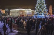 Город Владимир встретил Новый год зимней погодой и хорошим настроением
