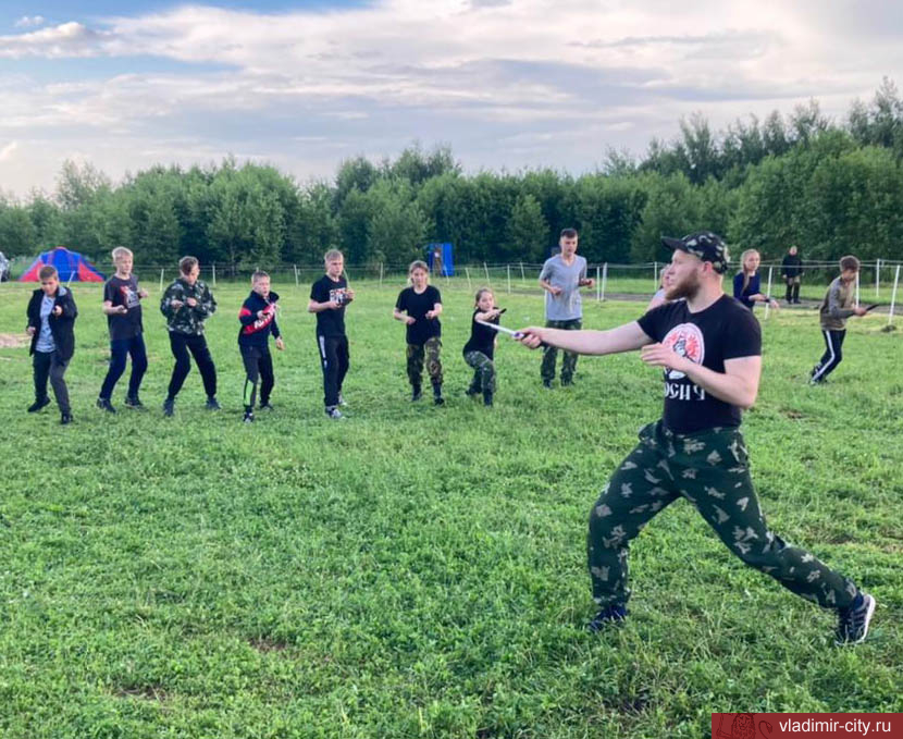 Под Владимиром прошли молодежные военно-полевые сборы, посвященные Дню России